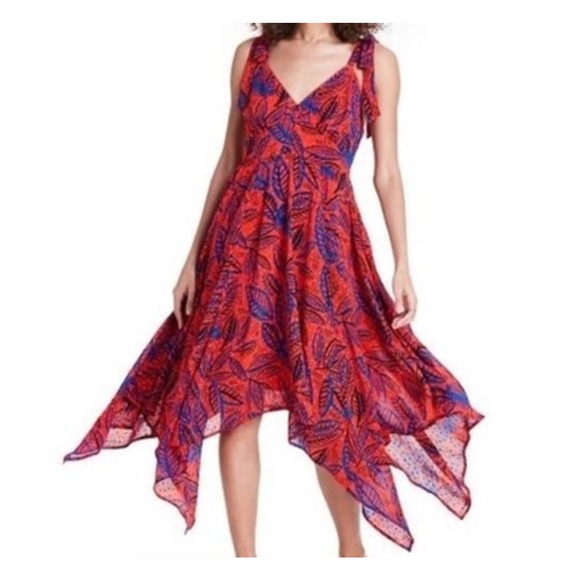 Alexis Dresses & Skirts - ALEXIS x Target Leaf Tie Strap Asymmetrical Size L